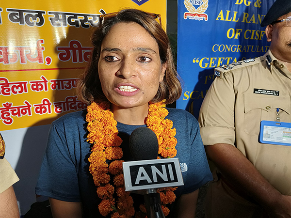 CISF Sub-Inspector Geeta Samota (Photo/ANI)