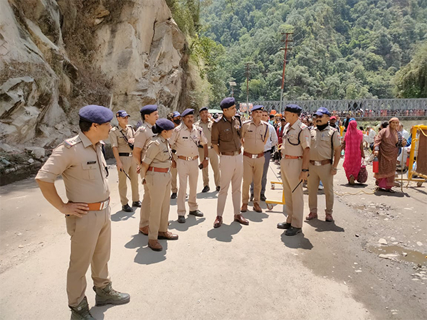 ADG V. Murugeshan inspecting the security measures (Photo/ ANI) 