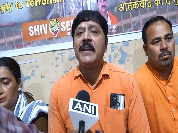 Shiv Sena (UBT) J&K President Manish Sahani (Photo/ANI)