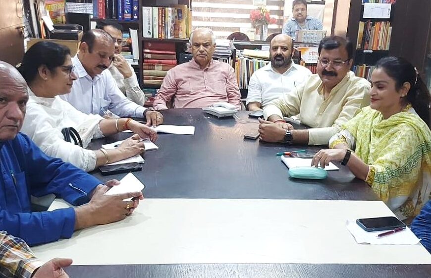 Ashok Koul emphasizes role of BJP cadre in national service in an organizational meeting