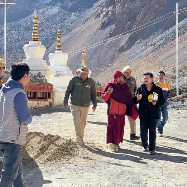 SDM Khaltse visits Lingshed and Fotoksar Gonpas to Reviews Preparations for Upcoming Visit of His Holiness Drikung Kyabgon Chetsang Rinpoche
