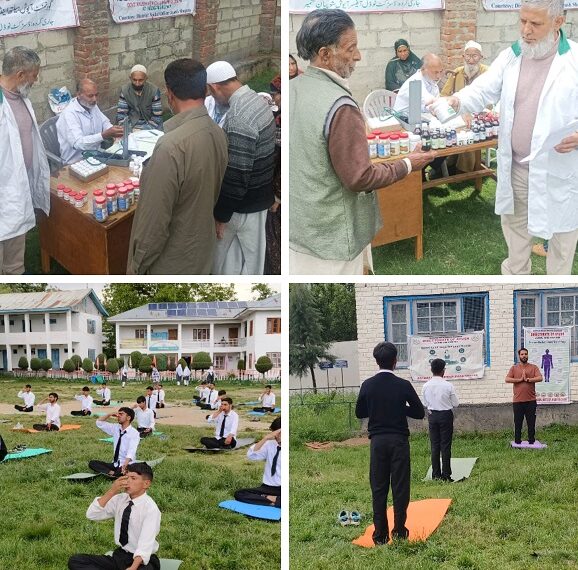 Medical camp, Yoga sessions organised at Keegam, Kapran of Shopian
