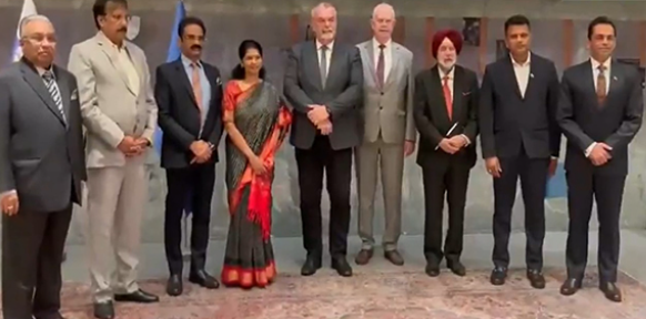 Indian parliamentary delegation led by Kanimozhi meets Slovenian lawmakers in Ljubljana