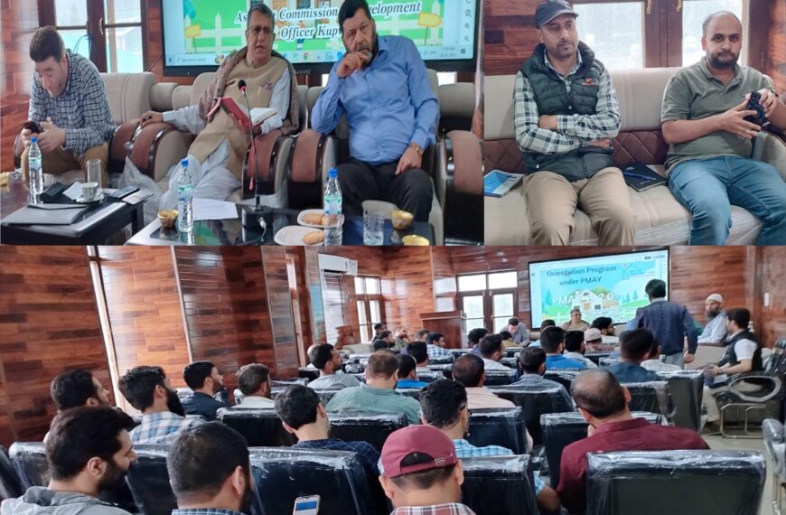 VC DDC Kupwara reviews on-going developmental works