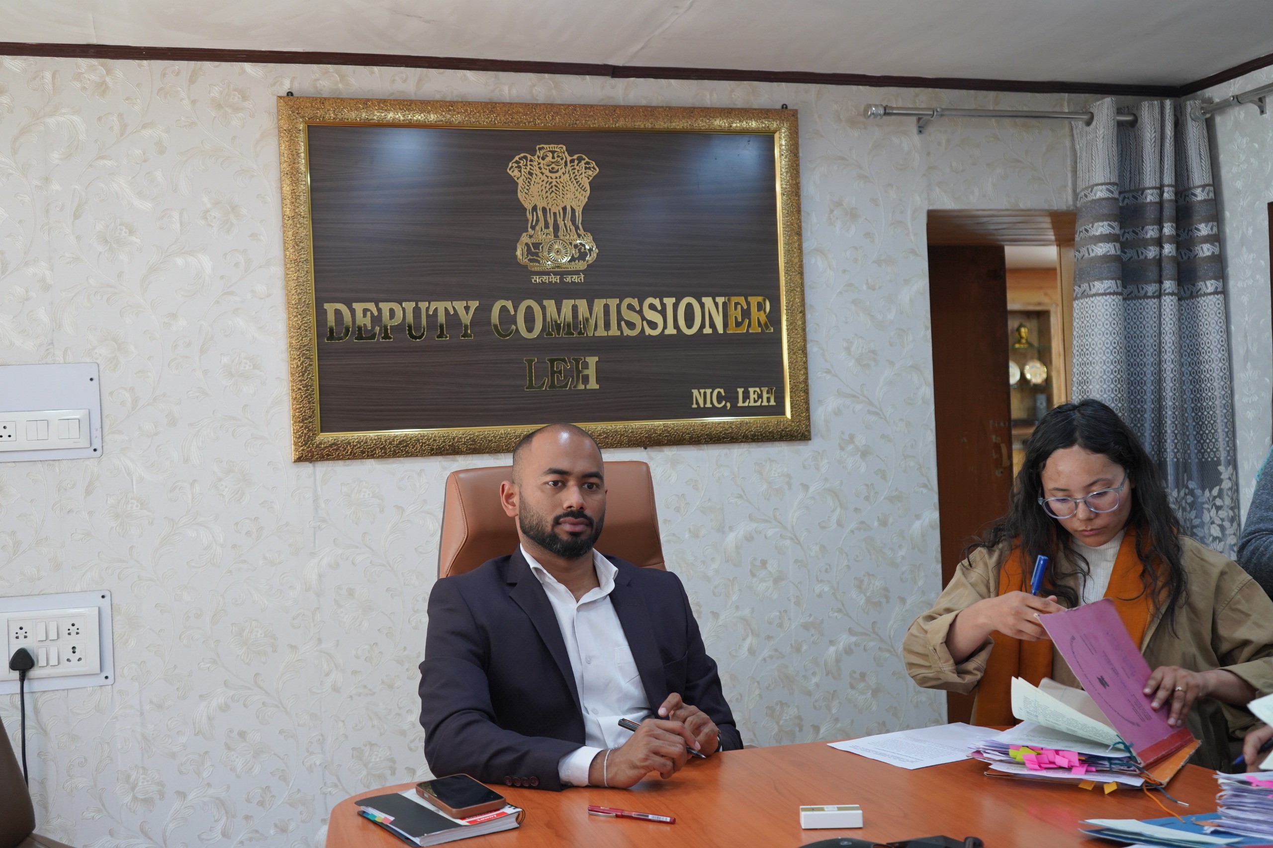 DPC under chairmanship of DC Leh santoshsukhadeve approved 20 time bound & 19 functional promotions of various departments.