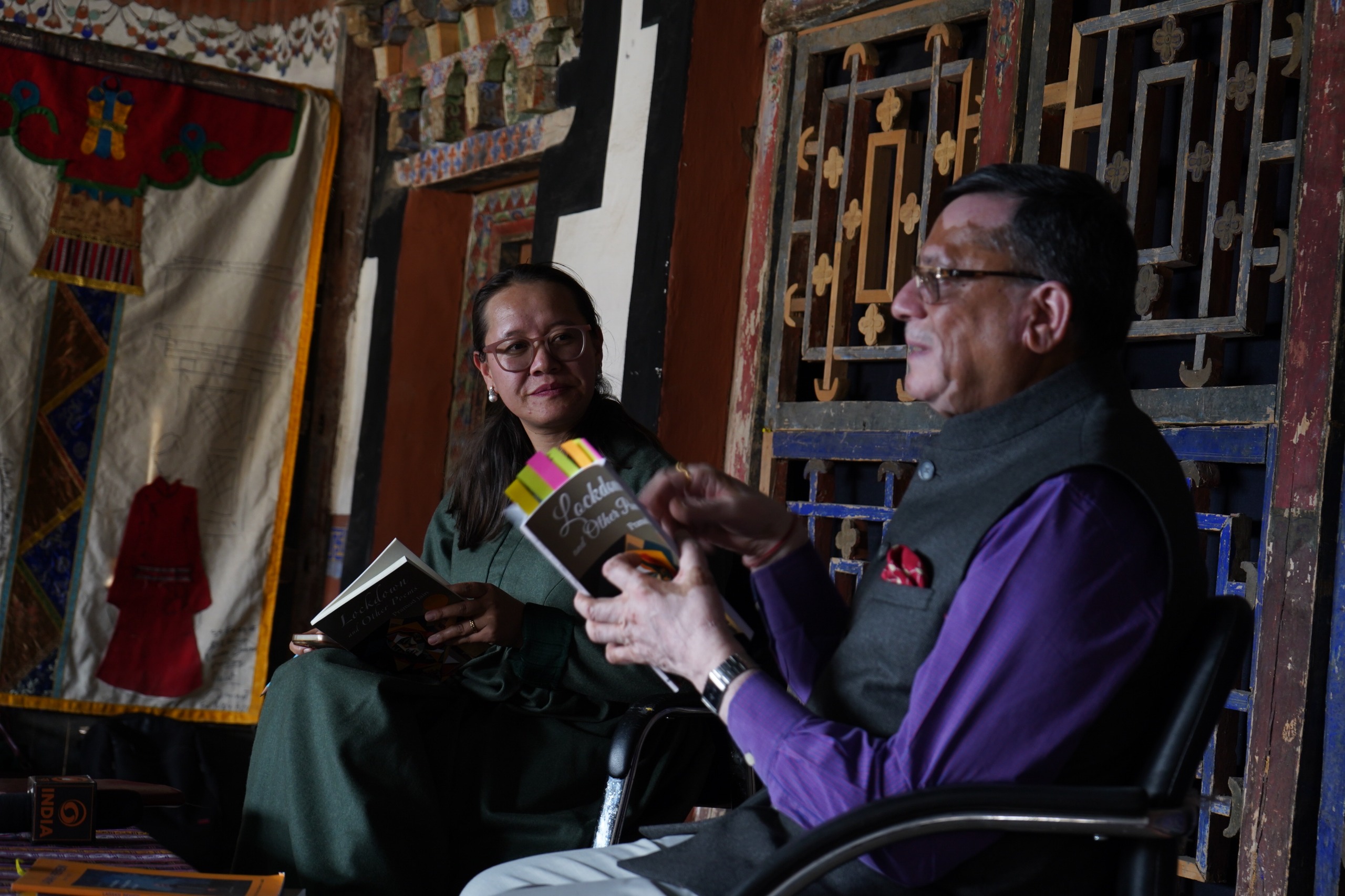 Poetry Recitation Event at LAMO, Leh Features Renowned Poet Pramod Jain