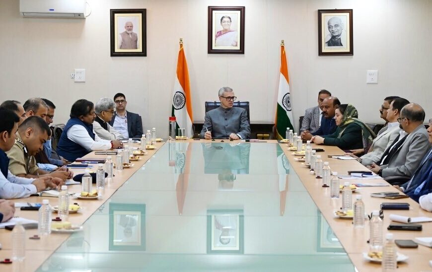 CM Omar Abdullah holds first high-level meeting post PM interaction, focuses on grassroots delivery