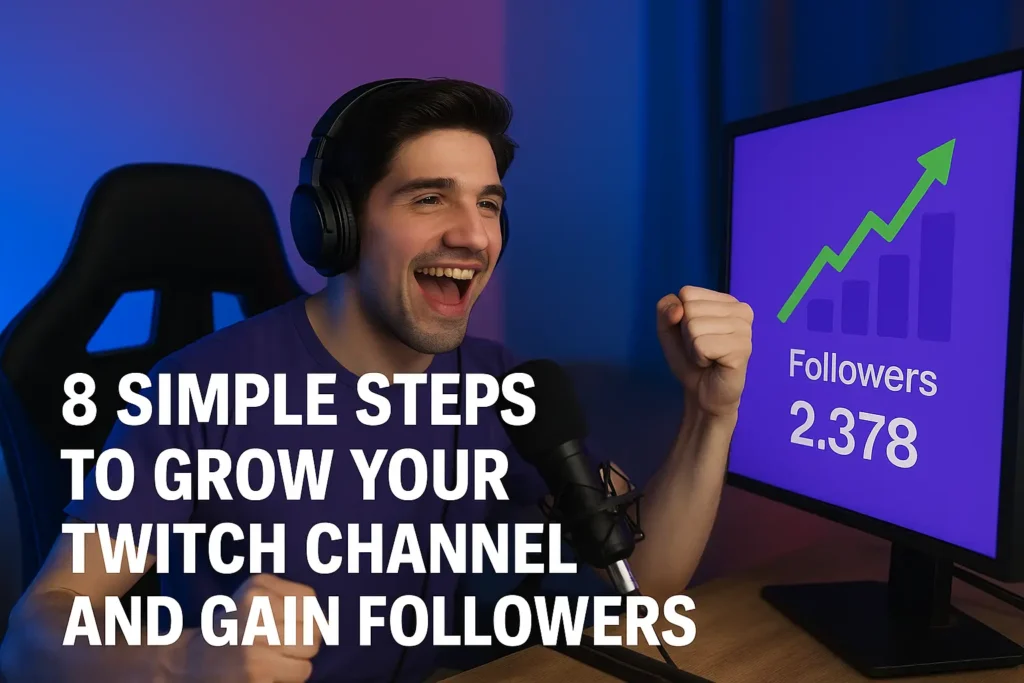 How to Grow Your Twitch Channel: 8 Simple Steps
