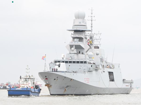 Spanish and Italian Navy ships operating under EUNAVFOR. (Photo/Indian Navy)
