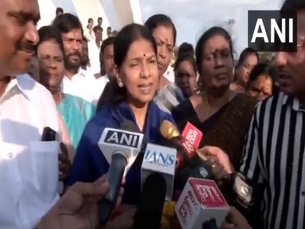 DMK MP Kanimozhi Karunanidhi (Photo/ANI)
