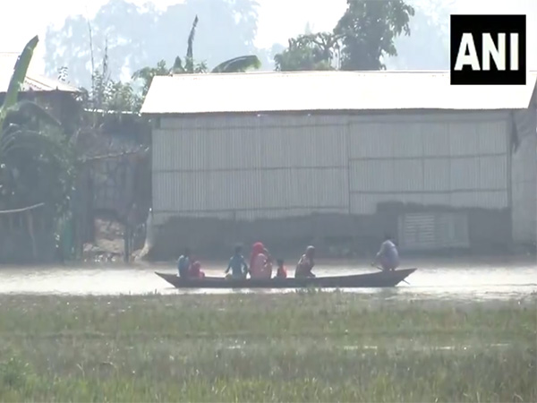 Visuals from flood hit Assam (File Photo/ANI)
