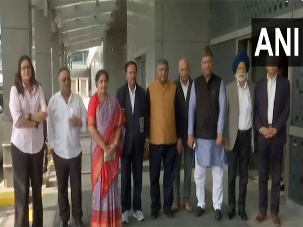Ravi Shankar Prasad led all-party delegation (Photo/ANI) 