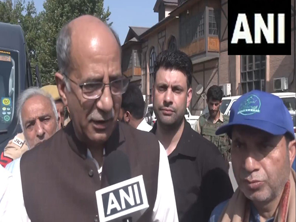 Jammu and Kashmir CM Omar Abdullah's advisor Nasir Aslam Wani (Photo: ANI) 