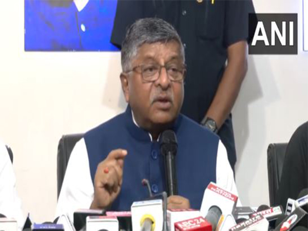 BJP MP Ravi Shankar Prasad (Photo/ANI)