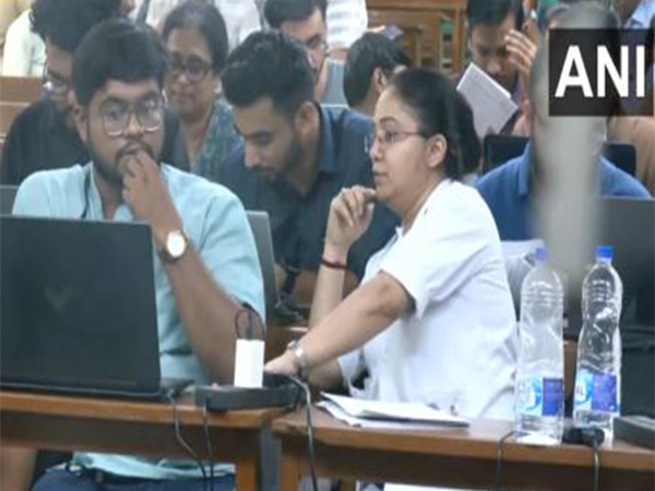 DNA sampling for identification of deceased passengers underway at the Ahmedabad Civil Hospital. (File Photo/ANI)