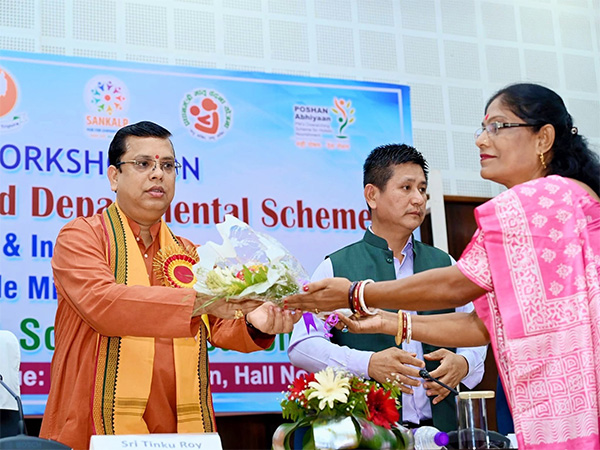 Tinku Roy, Tripura Minister's of Social Welfare and Social Education (Photo/ANI)