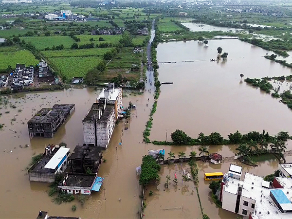 Surat flooded after heavy rains (Photo/ANI)