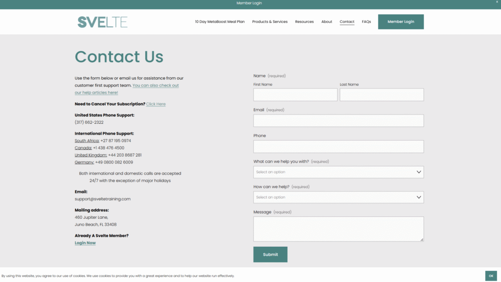 Cancel SVtrain ABTC Program Membership