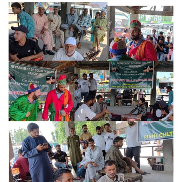 Social Welfare deptt Bandipora organises Nasha Mukt Bharat Abhiyan awareness programmes
