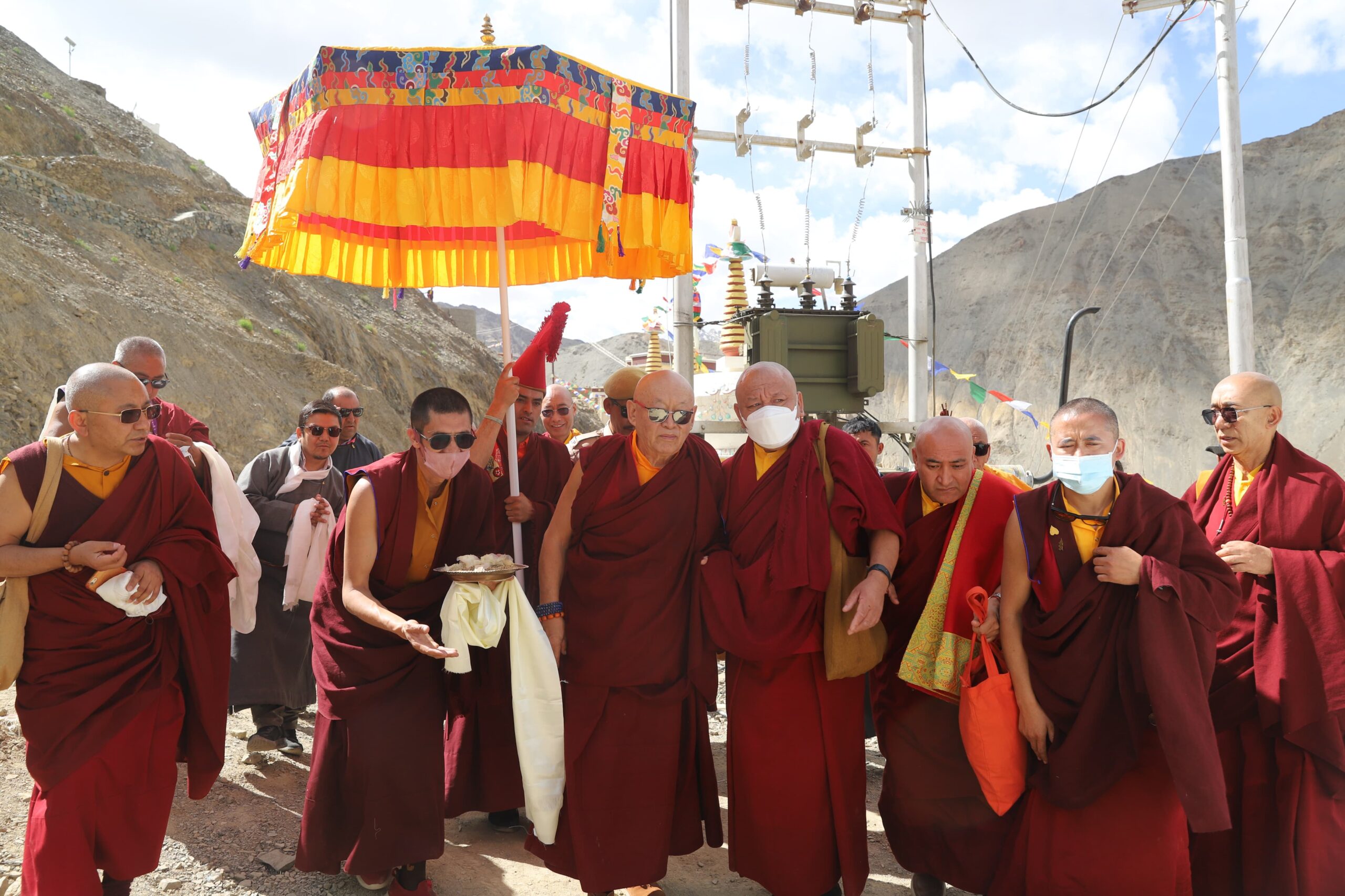 His Holiness Drikung Kyabgon Chetsang Rinpoche Inaugurates Old-Age Home Initiative
