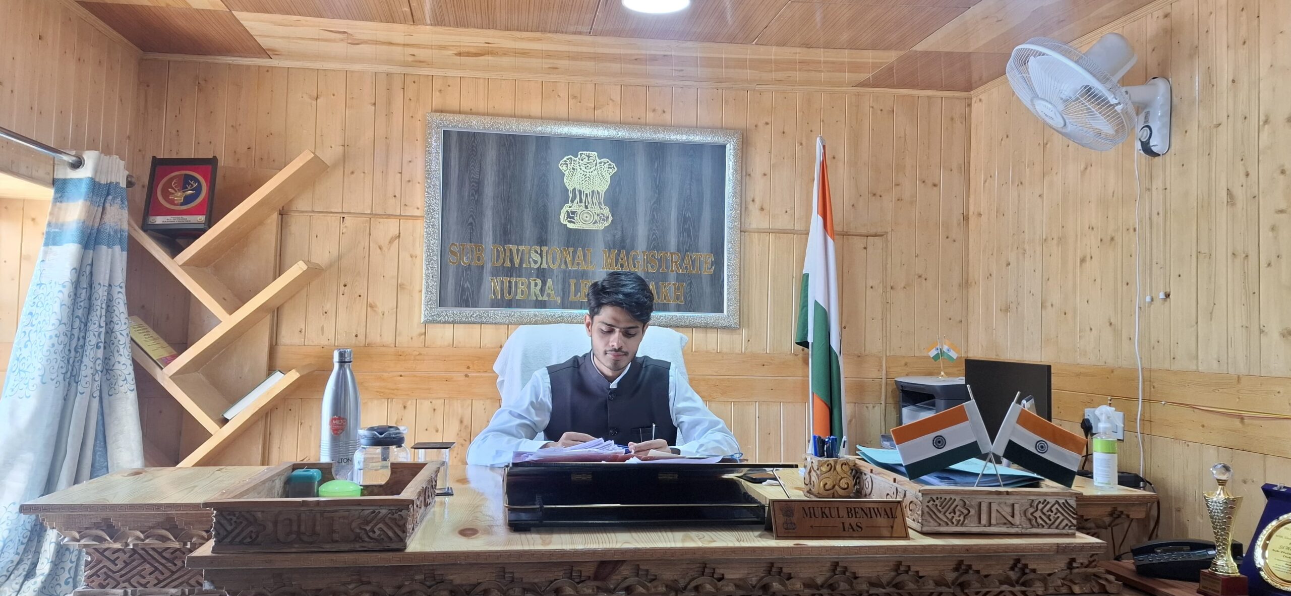 SDM Nubra Mukul Beniwal chairs meeting on camel welfare and safety measures