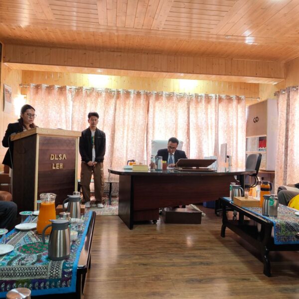 Inauguration of legal aid clinics in remote areas of Leh by Chief Justice JK’L Arun Palli