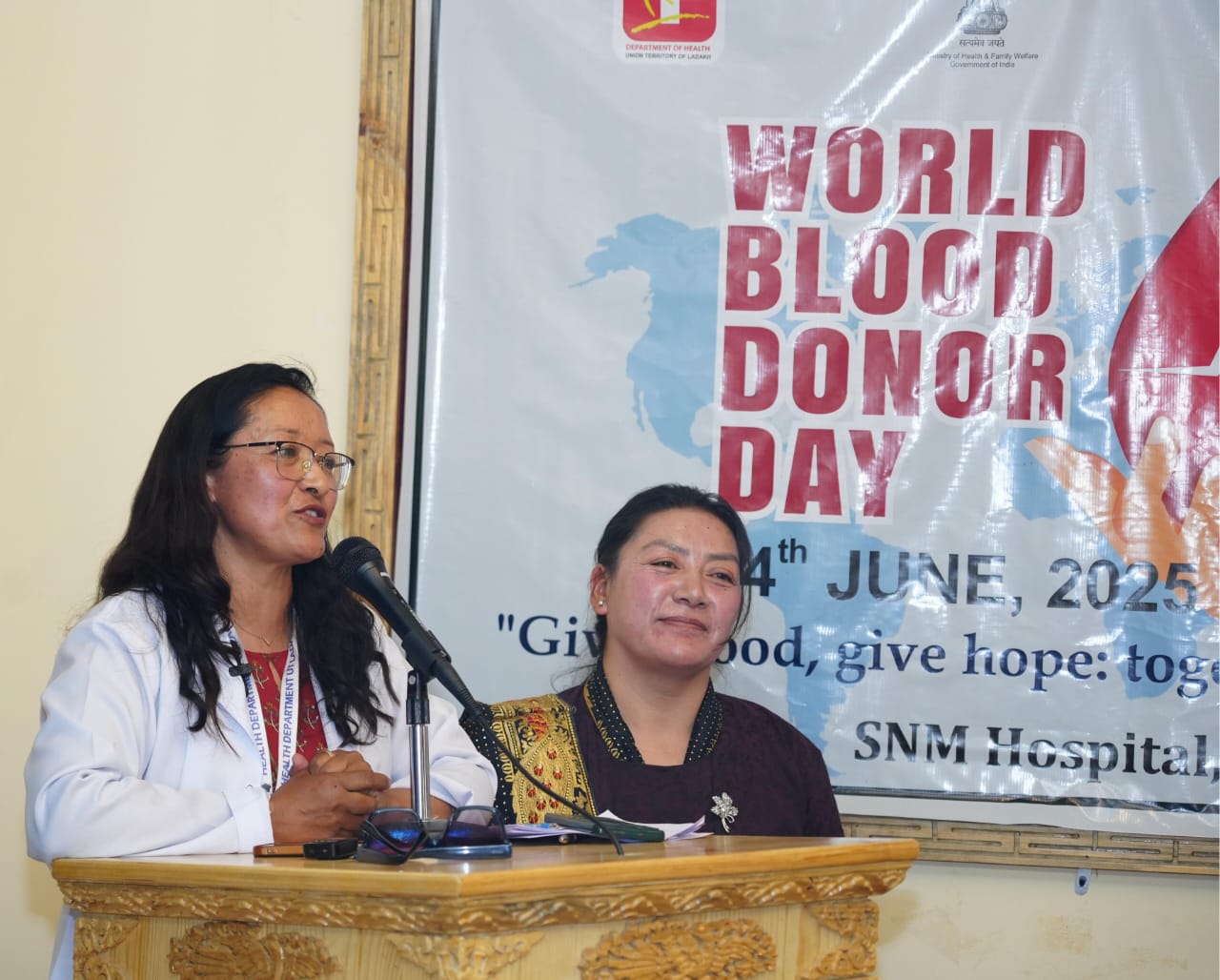 Leh Observes World Blood Donor Day with Inauguration of Advanced Blood Component Facility