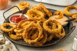 Keto Air Fryer Onion Rings Recipe
